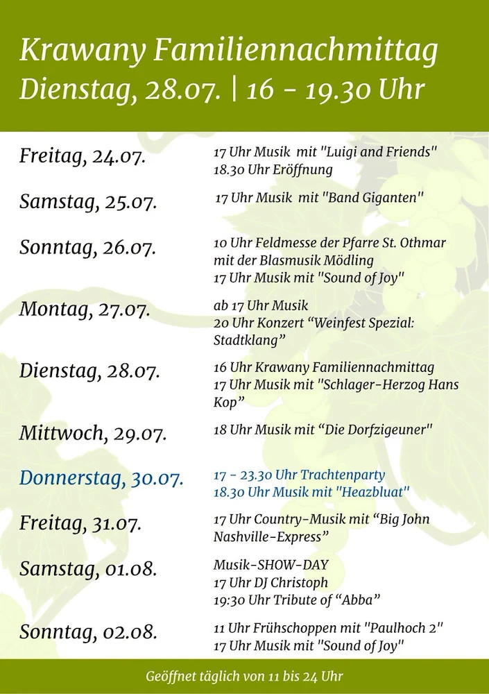 Mödlinger Weinfest